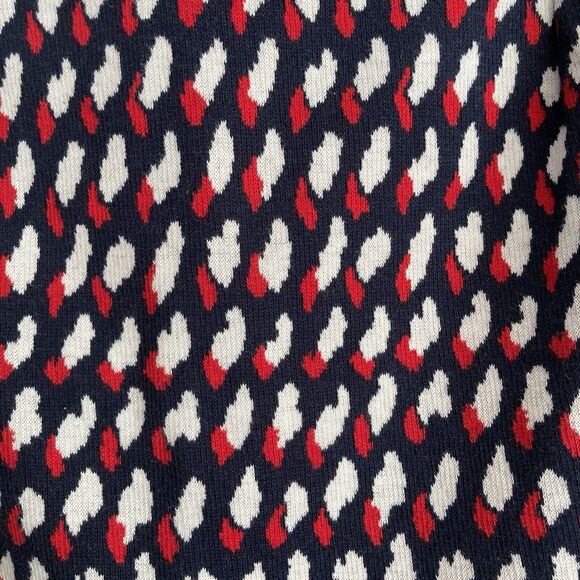 Eri + Ali Womens Medium Effie Peplum Blouse Square Neck Ponte Knit Top Cottage - Picture 7 of 11